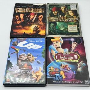 Disney DVDs Collection Bundle - 4 DVDS Used